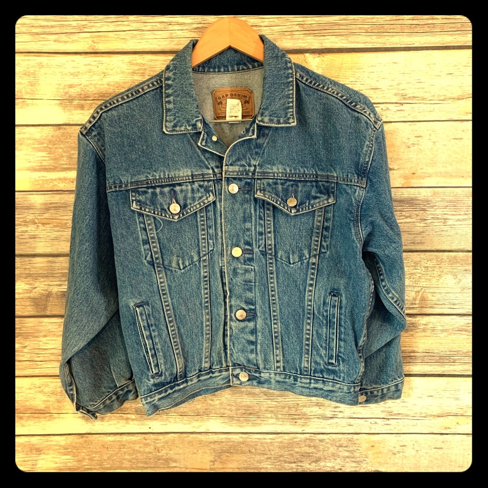 Vintage Gap women’s Denim Jean jacket - Kids XL - Picture 1 of 8